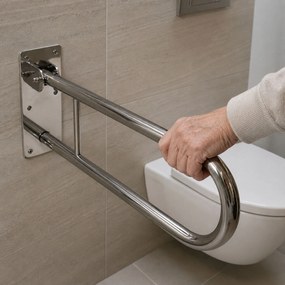 Сгъваема дръжка за баня Chrome