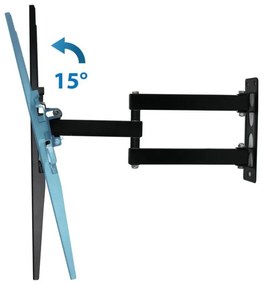 Стойка за телевизор Esperanza ERW016, 26" - 70", 400x400 мм, До 45 кг, Черен