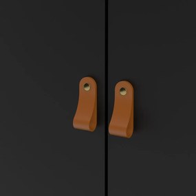 Черен гардероб 150x199 cm Madrid – Tvilum