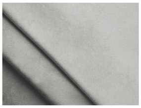 Светлосиво двойно тапицирано легло с място за съхранение и включена подматрачна рамка 140x200 cm Hauke – Makamii