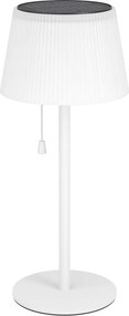 Eglo 901901 - LED соларна настолна лампа SCORDIANO LED/2,3W/3,7V 1800mAh IP44 бяла