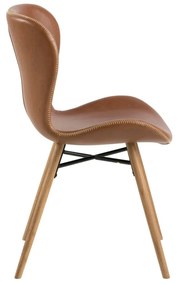 Комплект от 2 стола от изкуствена кожа Batilda - Actona