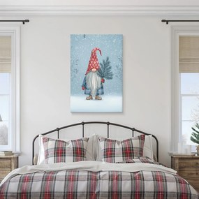 Картина на платно – Коледна магия с джудже