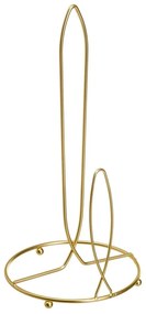 Метална стойка за кухненска хартия в златист цвят ø 16 cm – Casa Selección