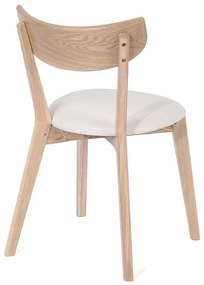 Дъбов трапезен стол с бяла седалка Arch - Bonami Essentials