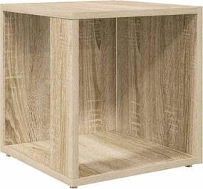 809011 vidaXL Странична маса, дъб сонома, 33x33x34,5 см, инженерно дърво