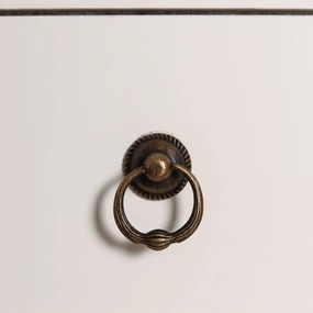 Бял висок скрин 73x90 cm Oriente – Ixia