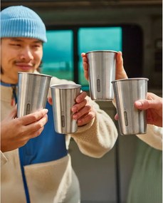 Чаша за път от неръждаема стомана в сребрист цвят 500 ml – Black + Blum