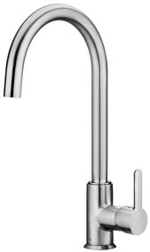 Смесител за кухненска мивка, A5A7409CM0, Roca, Cold Start, матиран хром, 39.4х23.7см