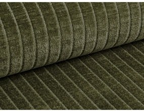 Зелен ъглов диван от рипсено кадифе (ляв ъгъл) Bergano – Cosmopolitan Design