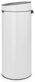 Бяло стоманено кошче за боклук, отваряне с докосване 30 l Touch Bin – Brabantia