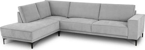 Сив ъглов диван (ляв ъгъл/L форма) Copenhagen – Scandic