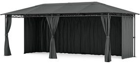 Blumfeldt Mondo 3x6 беседка с метална рамка и4 странични стени