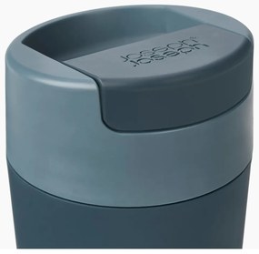 Тъмносиньо-антрацитна чаша за пътуване 450 ml Sipp - Joseph Joseph