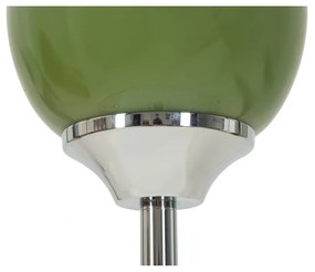 Зелена и сива подова лампа с текстилен абажур (височина 160 cm) Eva – Mauro Ferretti