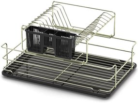 СУШИЛНИК ЗА СЪДОВЕ TEKNO TEL KB-015G , 2нива , златисто