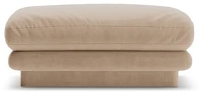 Бежова кадифена табуретка Torino – Micadoni