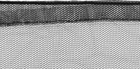 Мрежа против комари за градински чадър 3,5 м - черна