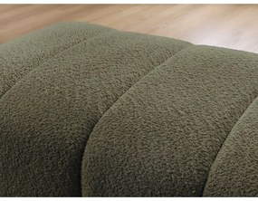 Зелена табуретка от прежда с примки от букле Annecy – Bobochic Paris