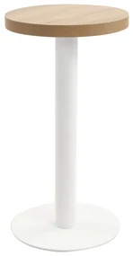 286414 vidaXL Бистро маса, светлокафява, 40 см, МДФ
