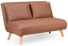 Кафяв разтегателен диван 120 cm Folde - Artie