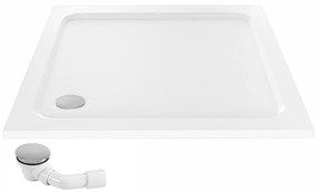 Корито за душ кабина-акрилно Rea Belmond White 90x90