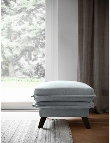 Светлосива табуретка за крака Charming Charlie - Miuform