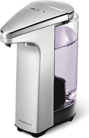 Сив автоматичен метален дозатор за сапун 237 ml - simplehuman