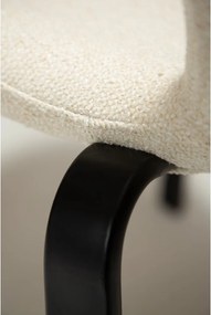 Кремав тапициран трапезен стол Heap – DAN-FORM Denmark