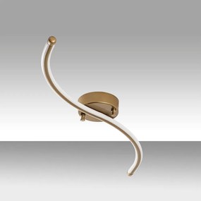 LED осветително тяло за таван в златист цвят 10x67 cm Yilan – Opviq lights