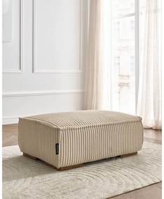 Светлокафява табуретка от рипсено кадифе Chelsea – Bobochic Paris