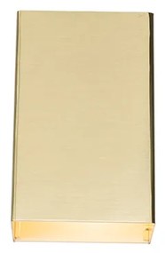 Модерна стенна лампа златиста 2 светлини - Otan S