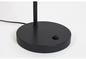 Черна настолна лампа с метален абажур (височина 60 cm) Hajo – White Label