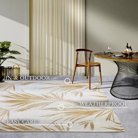Бял/златист външен килим 160x235 cm Leonie – Villeroy&amp;Boch