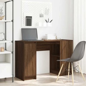 861820 vidaXL Бюро, кафяв дъб, 120x42x76 см, инженерно дърво