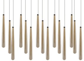 LED висящо осветително тяло в златист цвят Cala – Trio Select