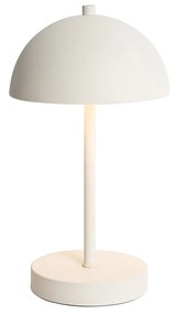 Комплект от 2 настолни лампи за градина гъби бял цвят акумулаторни - Keira