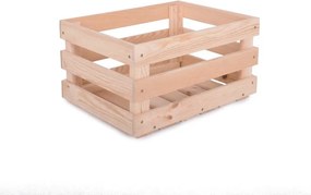 Дървена кутия за съхранение в естествен цвят 42x29x22 cm Apple Box – Rojaplast