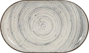 Плато овал LA MEDITERRANEA Vortex, 25x15 cm, порцелан