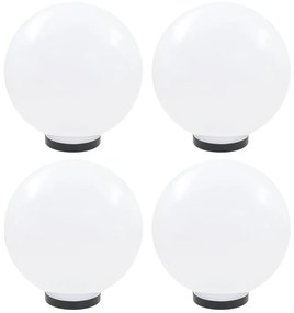 Sonata Градински сфери за LED лампи, 4 бр, 30 см, PMMA