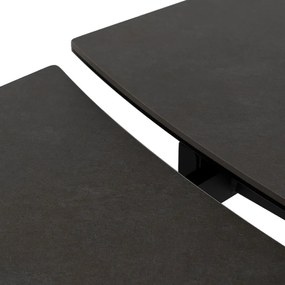 Сгъваема трапезна маса с допълнителна плоча 90x180 cm Rocía – Ixia