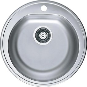 ALVEUS 1116756 - Кухненска мивка FORM, ширина 51 см, неръждаема стомана/сатин, дълбочина 18,5 см