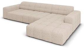 Бежов ъглов диван (десен ъгъл) Chicago - Cosmopolitan Design