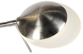 Модерна подова лампа стомана с LED и димер - Lexus