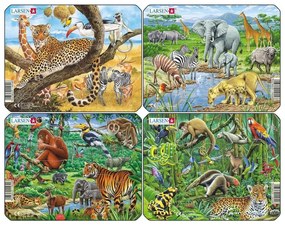Larsen - Пъзел: Серия - "Животни" - 11 части, малък