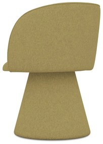 Тапициран трапезен стол в цвят горчица Maia – Makamii