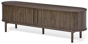 Кафява маса за телевизор от декор от дъб 180x56x40 cm Meta – Unique Furniture