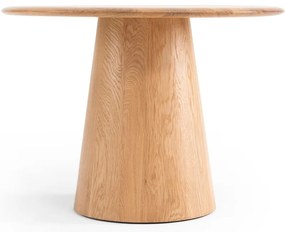 Кръгла странична масичка от масивен дъб ø 55 cm Mushroom – Gazzda