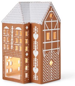 Керамичен свещник за чаена свещ Gingerbread Lighthouse – Kähler Design