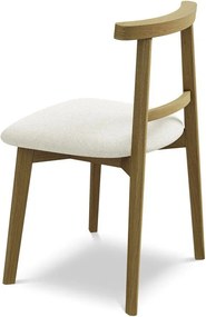 Кремав трапезен стол от масивна дървесина Ohelo – Makamii